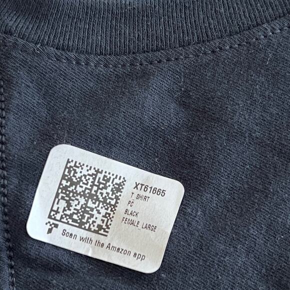 New PORT & COMPANY Tetris Level Up Graphic Tee T-Shirt Women’s SIZE L Black - Picture 10 of 10